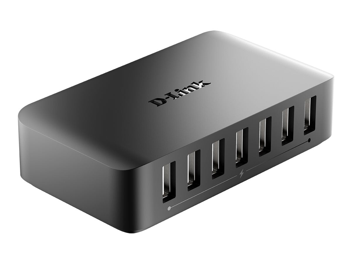 D-LINK DUB-H7 7-Port USB 2.0 Hub Rückansicht