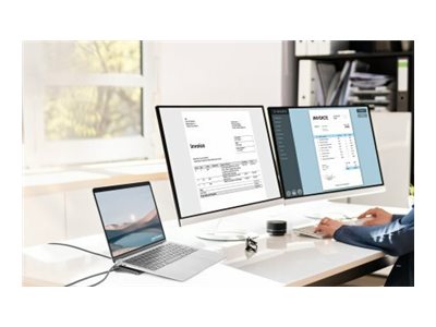 MANHATTAN USB-C PD Dockingstation 2xHDMI 1xDisplayPort bis 4K 3xUSB-A 1xUSB-C bis 5 Gbit/s USB-C PD 100W RJ45 SD/MicroSD 3