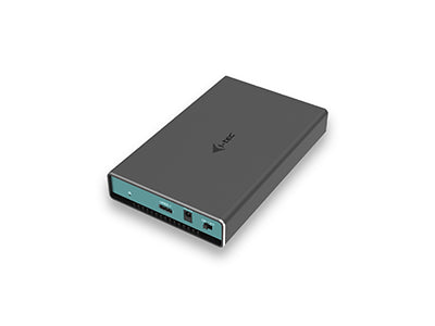 I-TEC USB-C 3.1 Gen. 2 MySafe Festplattengehäuse Detailansicht