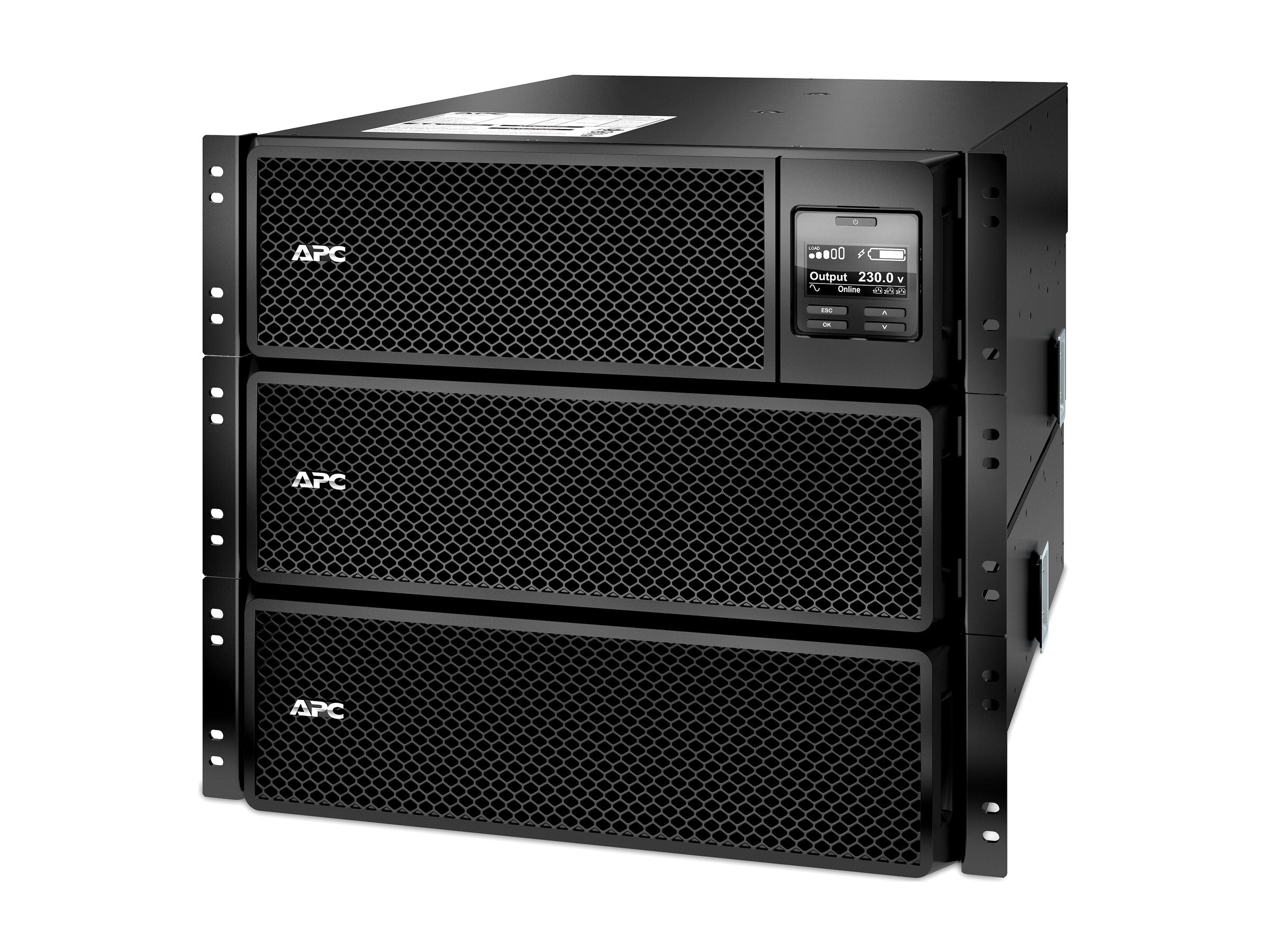 Vorderansicht der APC Smart-UPS SRT 10000VA RM UPS