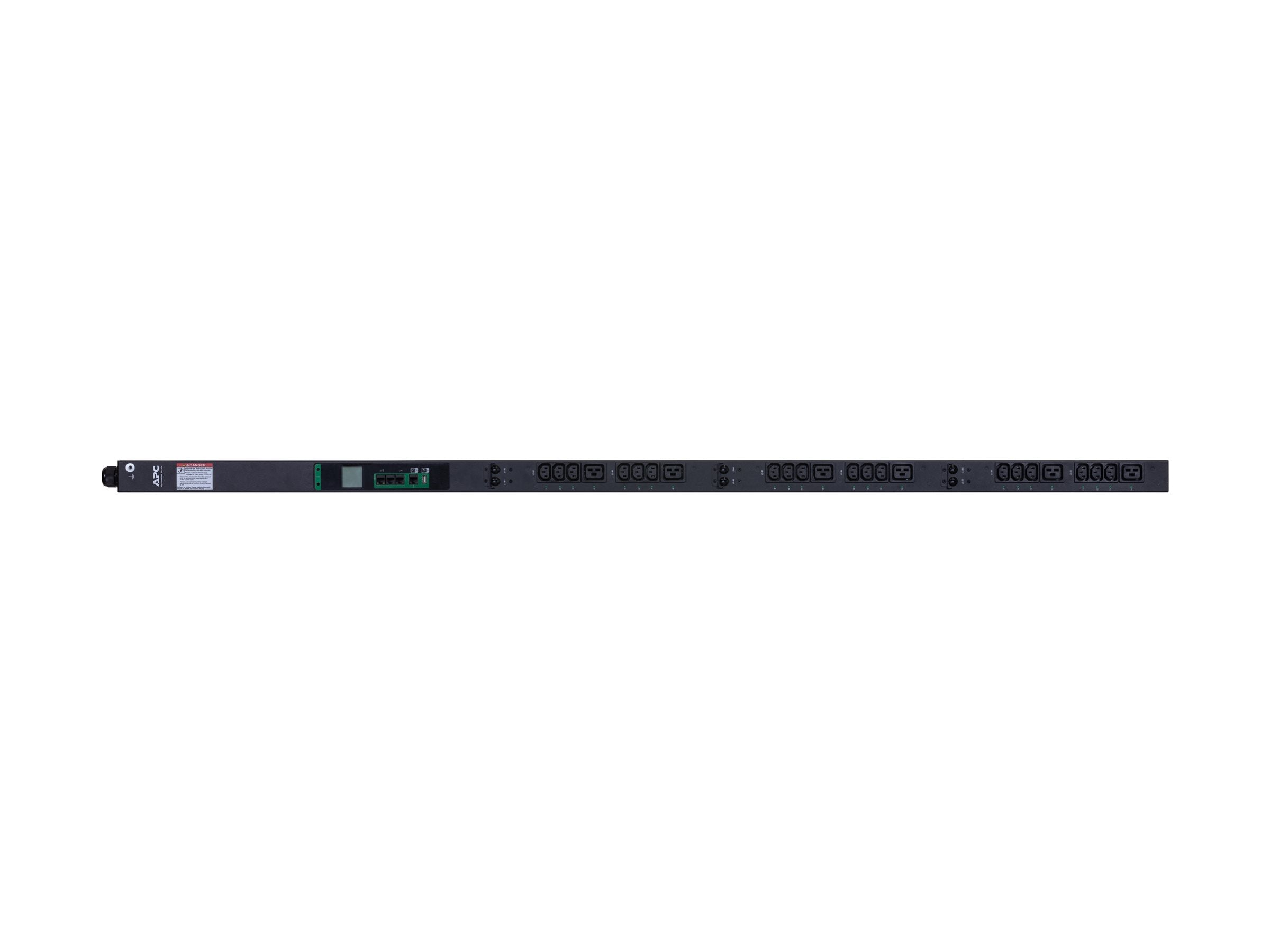 APC EasyPDU Switched Zero U 22kW 230V Vorderansicht
