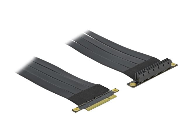 DELOCK Riser Karte PCI Express x8 zu x8 mit flexiblem Kabel 30cm - Vorderansicht