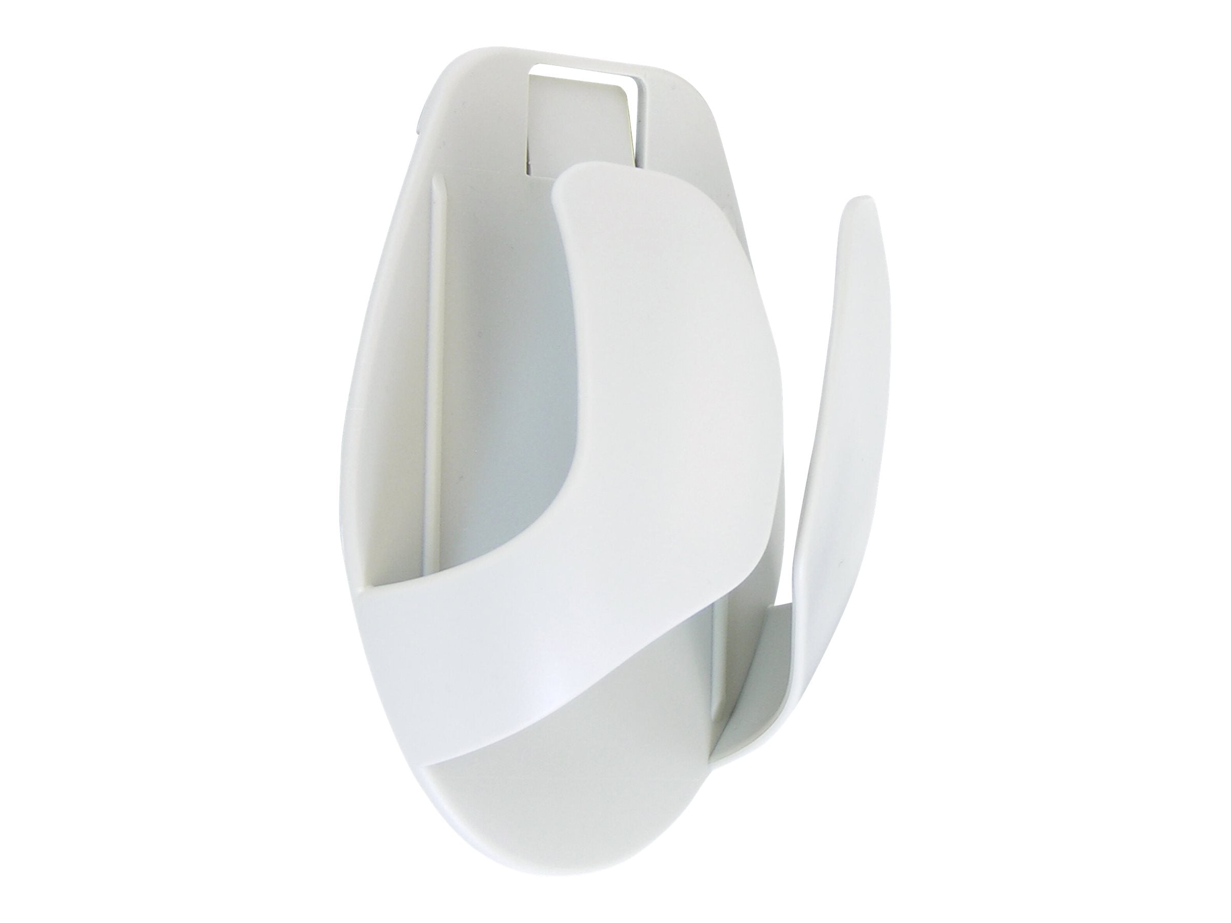 Vorderansicht des ERGOTRON Mouse Halters light grau