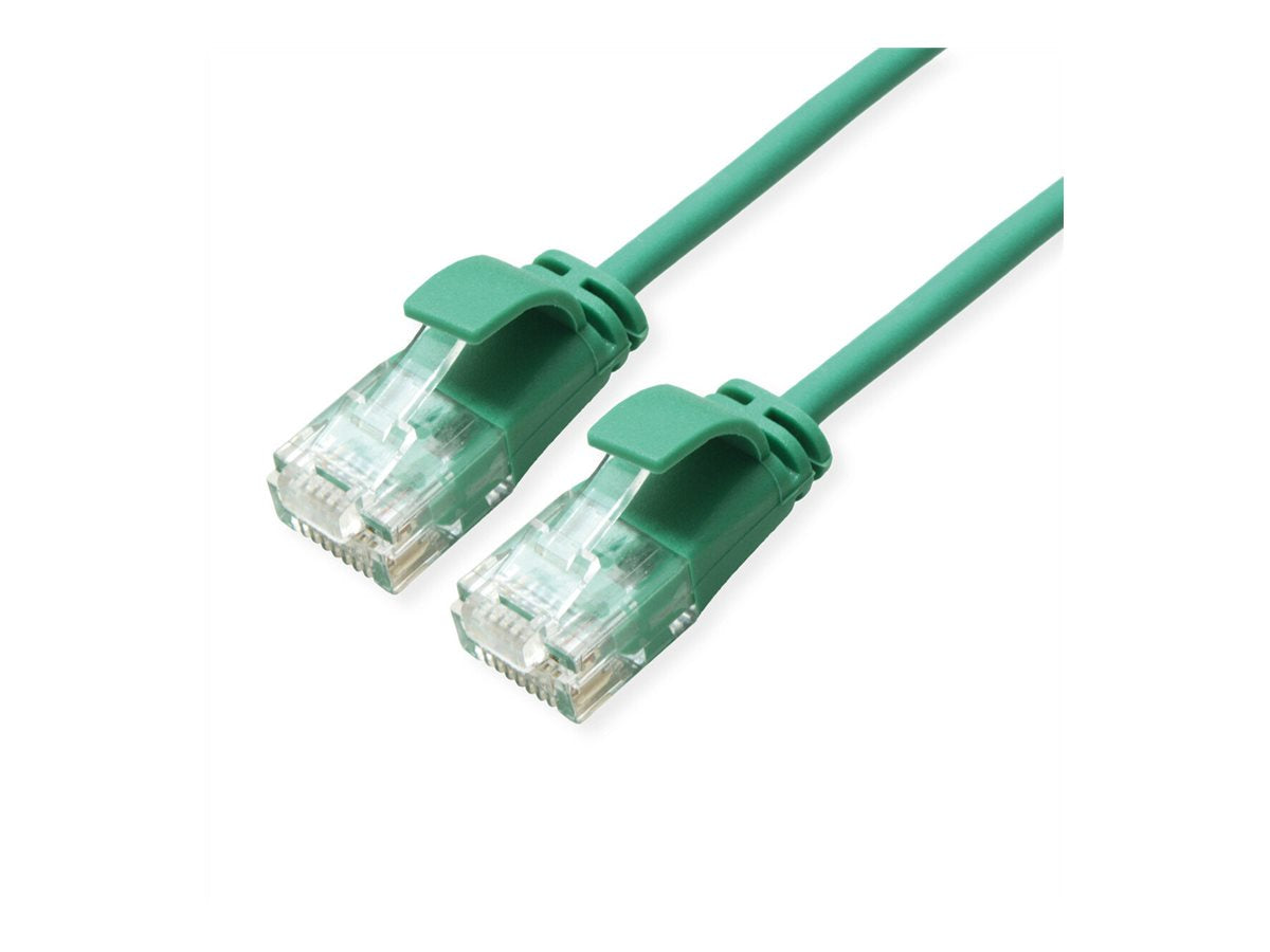 ROLINE UTP DataCenter Patchkabel Kat.6A Class EA LSOH slim grün 3m - Verpackung