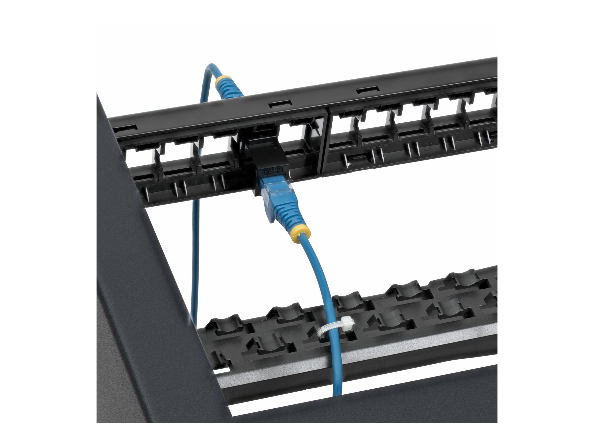 STARTECH.COM 24-Port 1HE Leeres Keystone Patchpanel mit Kabelmanagementleiste 48
