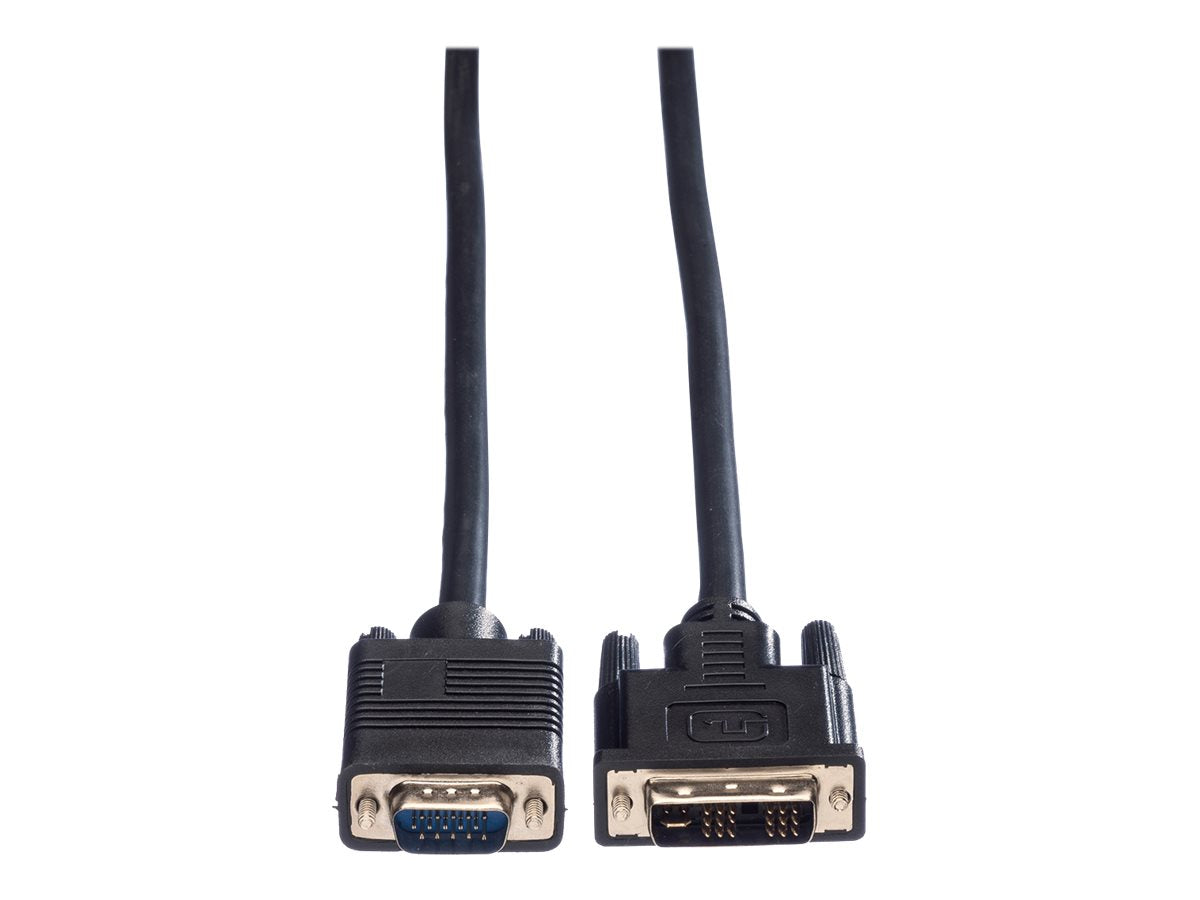 VALUE DVI-VGA Kabel DVI 12+5 ST - VGA ST 2m Verpackung