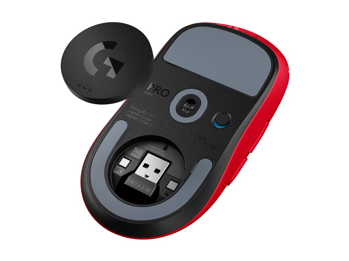 LOGITECH PRO X SUPERLIGHT 2 SE Wireless Mouse Red - Detailansicht