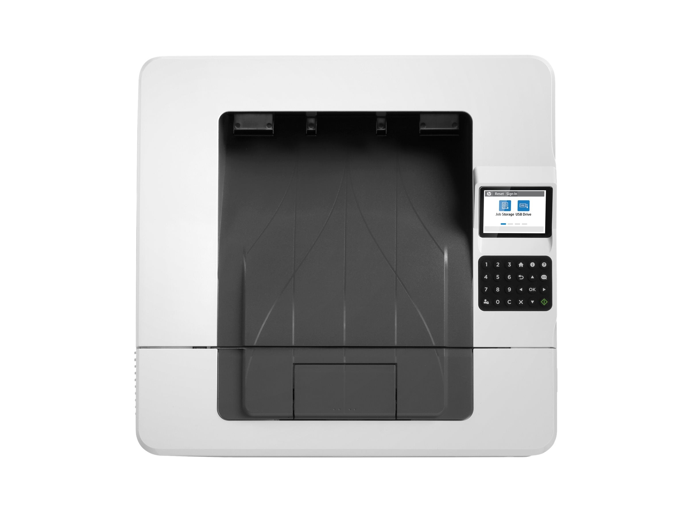 HP LaserJet Enterprise M406dn Printer Seitenansicht