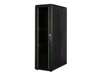 DIGITUS 42HE Netzwerkschrank Unique 2053x600x1200mm Farbe Schwarz RAL 9005