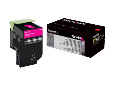 LEXMARK 700H3 Toner magenta Vorderansicht