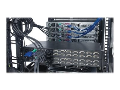 APC Keyboard / video / mouse KVM cable PS/2 HD-15 VGA M to HD-15 VGA M 91cm Detailansicht