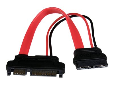 STARTECH.COM 6in Slimline SATA to SATA Adapter mit Power - F/M Detailansicht