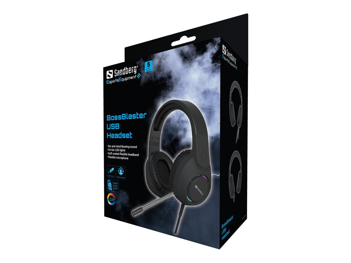 SANDBERG BossBlaster USB Headset Vorderansicht