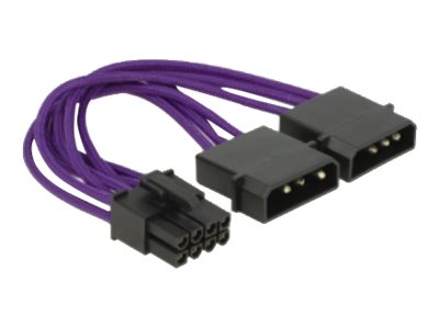 DELOCK Stromkabel PCI Express 8 Pin Stecker Vorderansicht