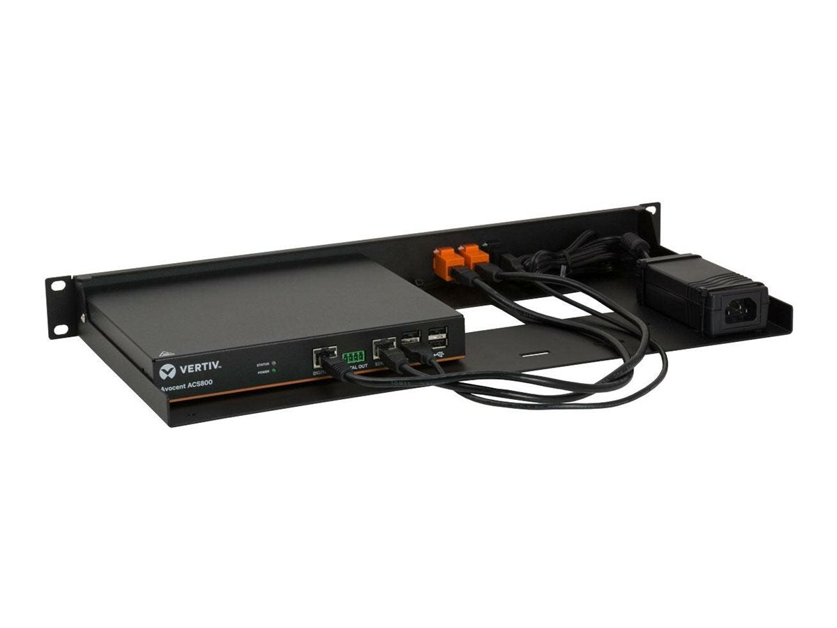 RACKMOUNT RM Kit für Vertiv Avocent ACS 800-series - Vorderansicht