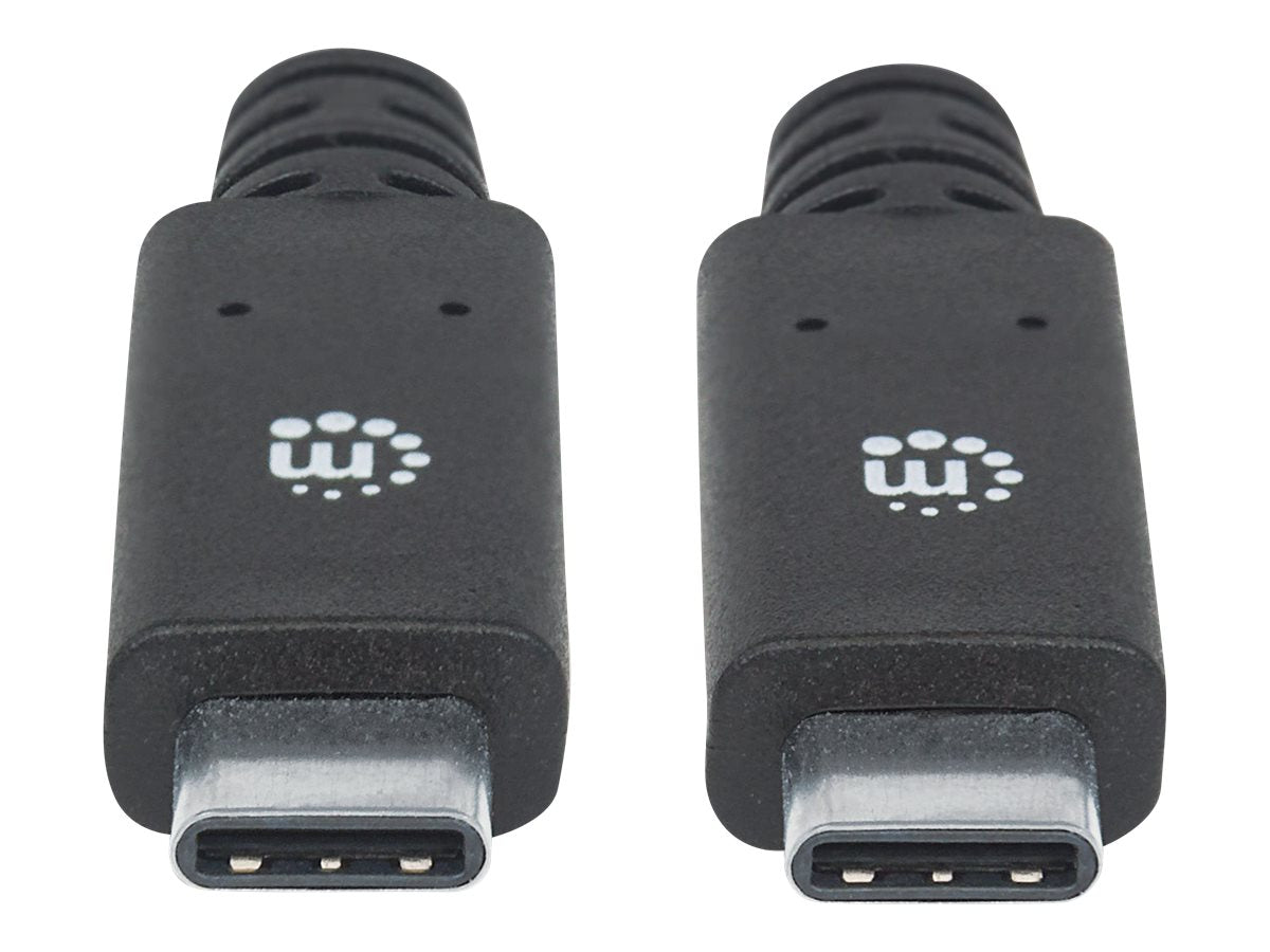MANHATTAN USB 3.1 Typ C Gen1-Kabel 2m Typ C-Stecker auf Typ C-Stecker 5 Gbit/s schwarz