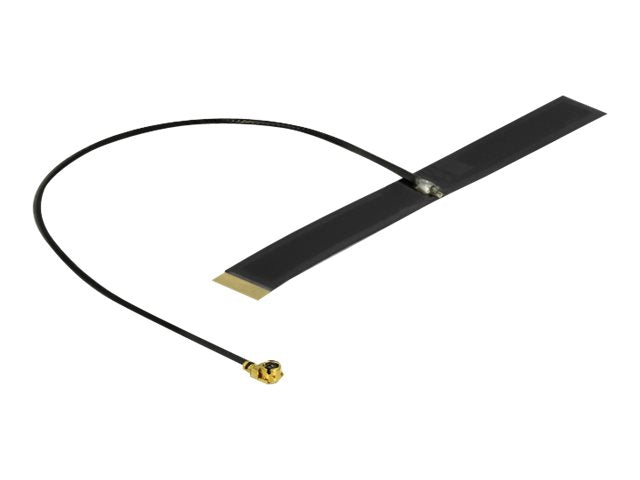 DELOCK LPWAN Antenne MHF I Stecker -0,38dBi 1.13 15cm FPC intern Klebemontage - Vorderansicht