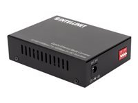 INTELLINET Gigabit Ethernet Medienkonverter 10/100/1000Base-T auf 1000Base-SX SC Multimode 550 m Autonegotiation