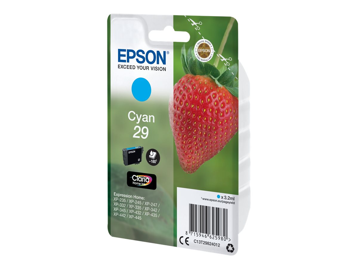 EPSON 1LB Singlepack Cyan 29 Claria Home Ink - Anwendung