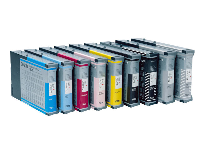 EPSON T6025 Tinte hell cyan Standardkapazität Vorderansicht