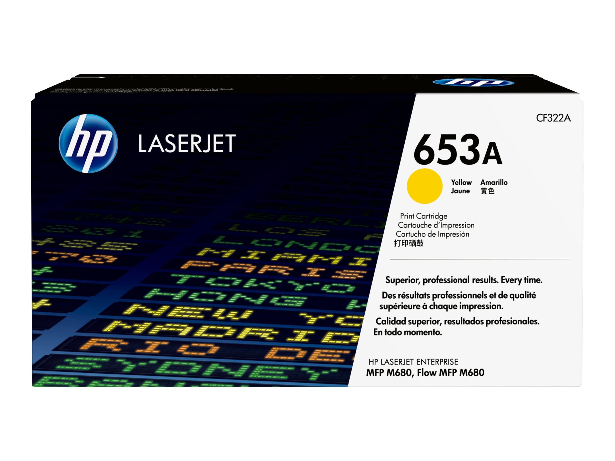 HP 653A Original Toner gelb Detailansicht