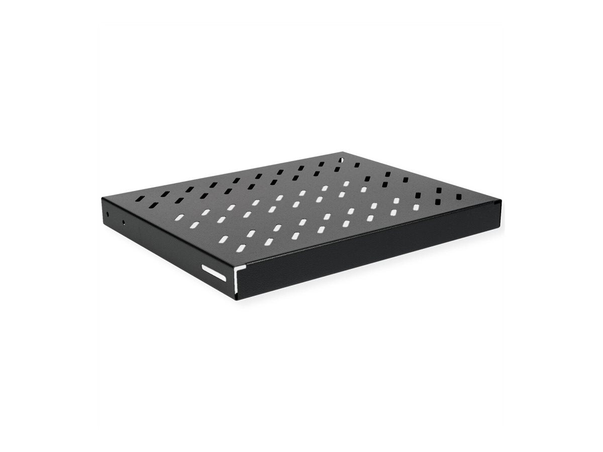 ROLINE Fachboden 48,26cm 19Zoll 1 HE 350 T 50 kg schwarz - Detailansicht