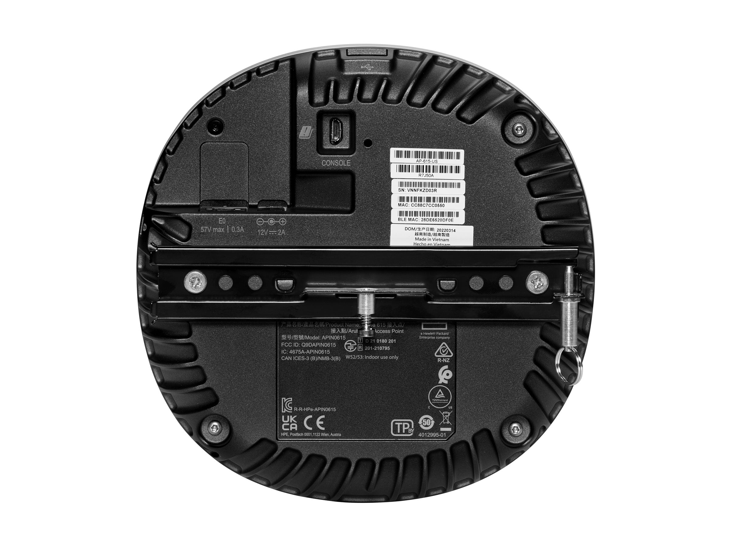 ARUBA HPE Aruba AP-615 (US) Campus AP Vorderansicht