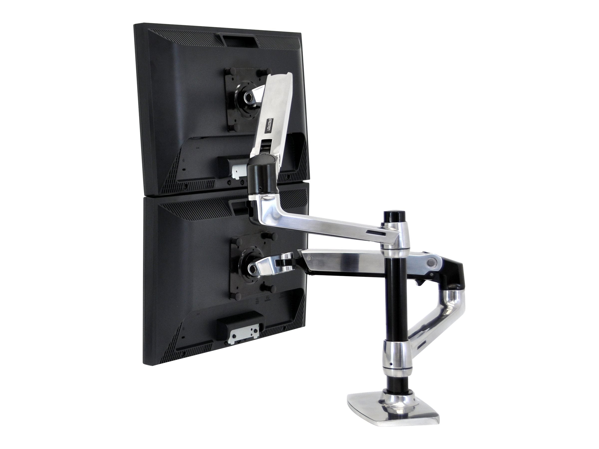 ERGOTRON LX Doppelschirmlösung Vorderansicht