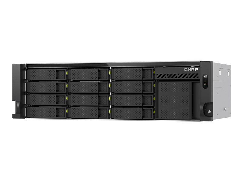 QNAP TS-h1655XeU-RP-8G-12H04 NAS-Server Vorderansicht