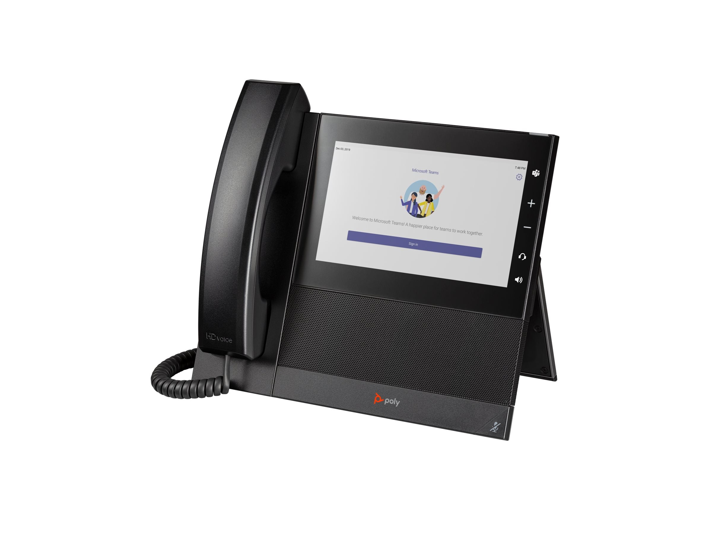HP Poly CCX 600 Business Media Phone Seitenansicht