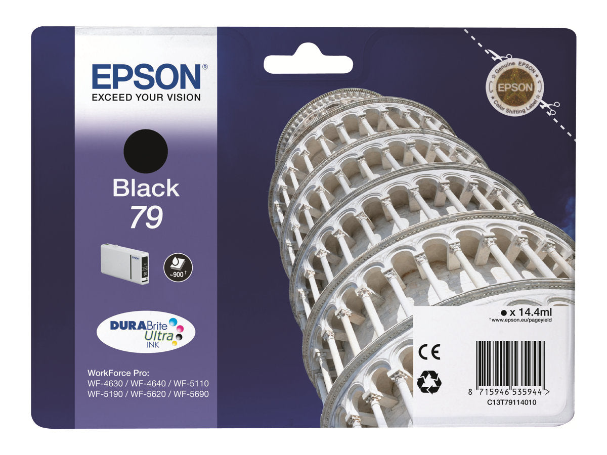 EPSON 1LB 79 Tintenpatrone schwarz - Vorderansicht