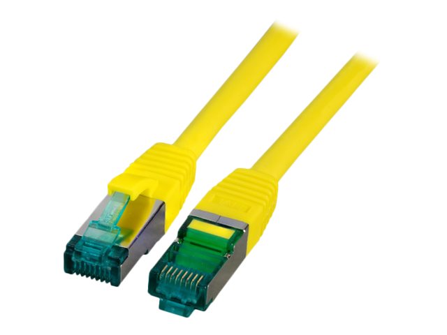 EFB RJ45 Patchkabel S/FTP Cat6A LSZH Gelb 1m Verpackung