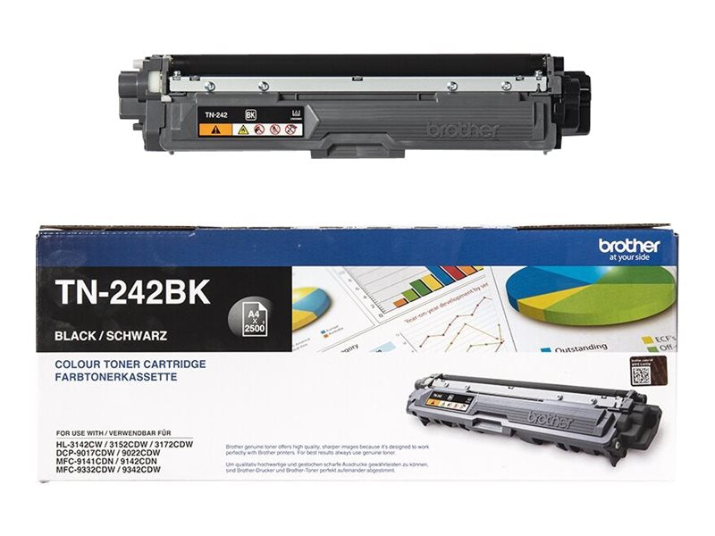 BROTHER TN242BK Toner schwarz Seitenansicht