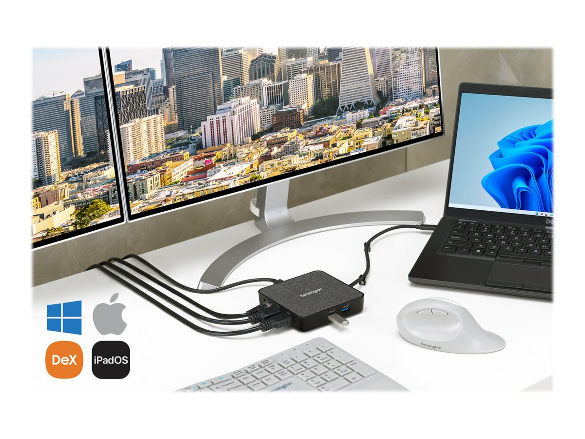 KENSINGTON MD120U4 USB4 Thunderbolt 4 Portable Docking Station Verpackung