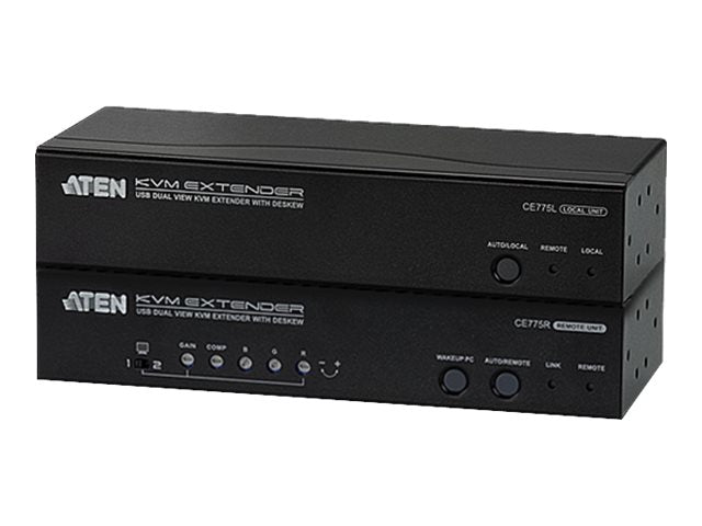 ATEN CE775 USB VGA Dual View KVM Extender Verpackung