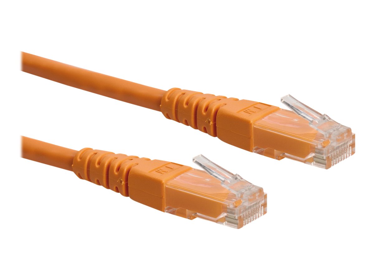 ROLINE Patchkabel Kat.6 Class E UTP orange 1m - Verpackung
