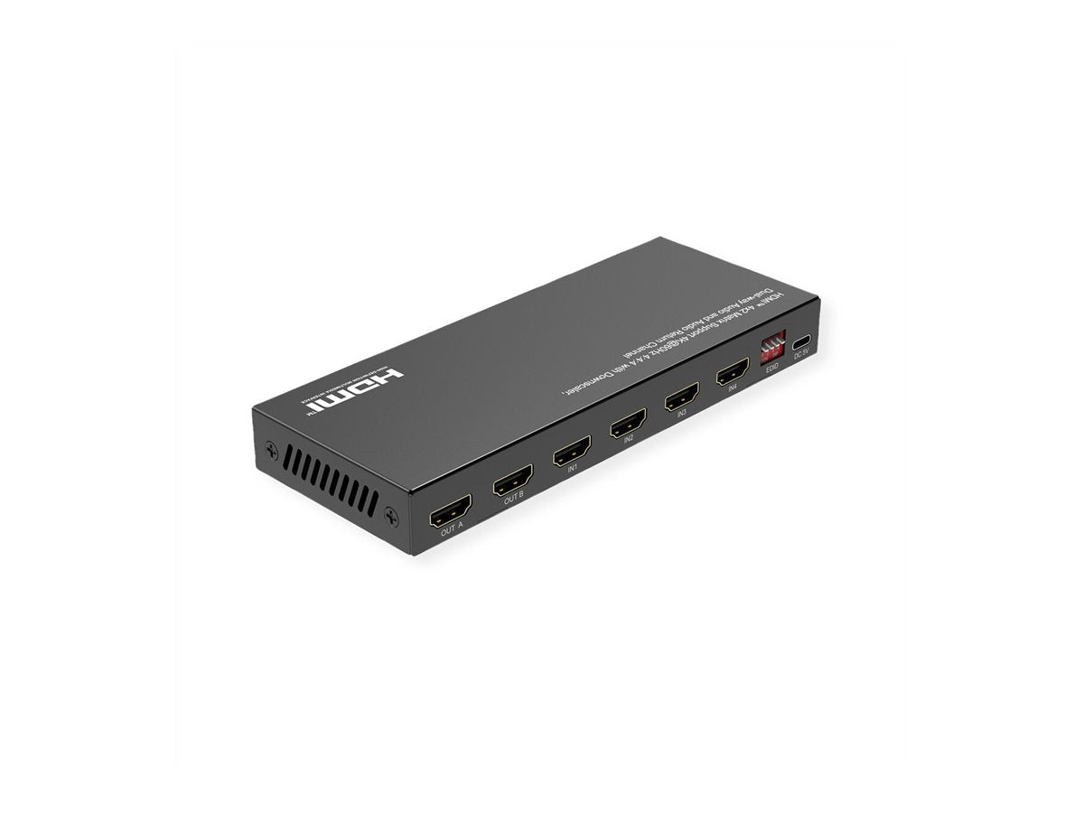 VALUE 4K HDMI Matrix Switch 4 x 2 Detailansicht