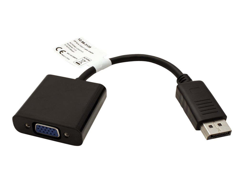 VALUE DisplayPort-VGA Adapter DP ST - VGA BU Aktiv Verpackung