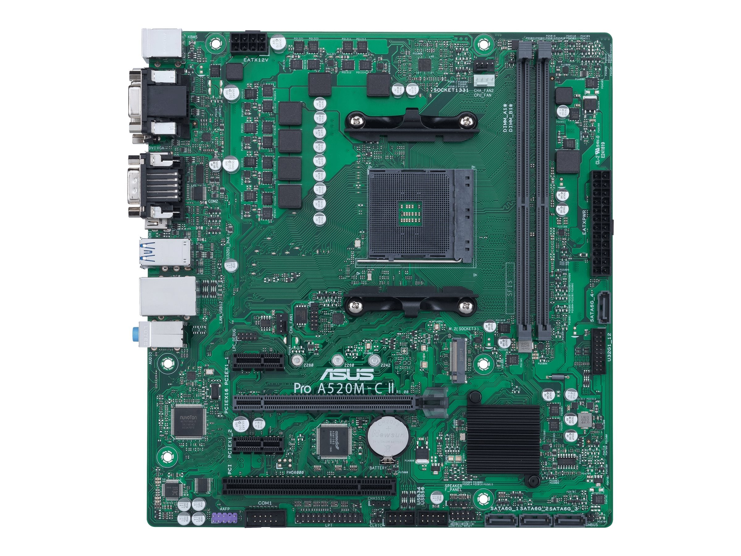 ASUS PRO A520M-C II/CSM Motherboard Vorderansicht
