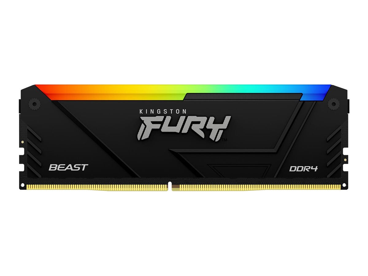 KINGSTON 8GB 3200MT/s DDR4 CL16 DIMM FURY Beast RGB Vorderansicht