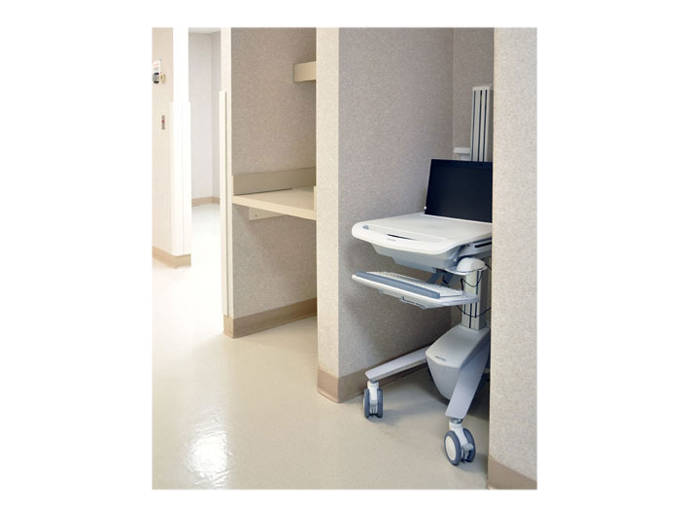 Vorderansicht des ERGOTRON StyleView Laptopwagens SV40