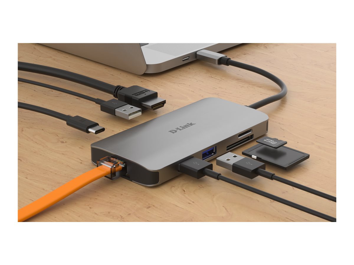 D-LINK DUB-M810 8-in-1 USB-C Hub Verpackung