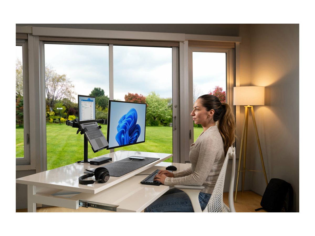 KENSINGTON Laptop Holder VESA Mount Arms - Montagebeispiel