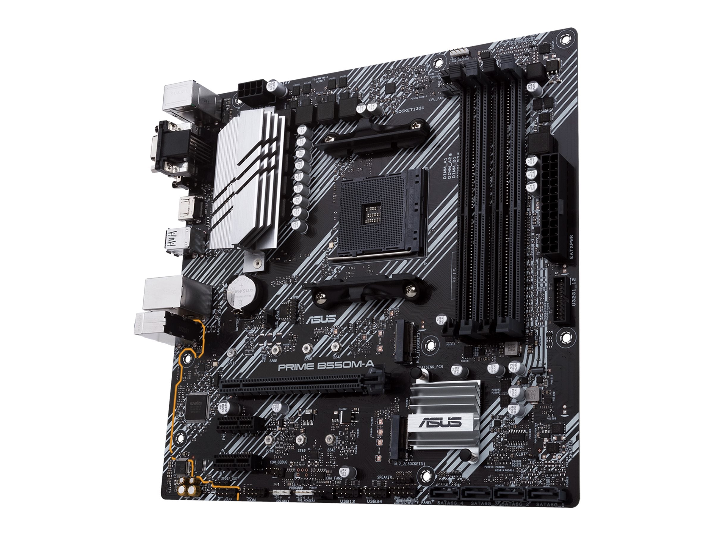ASUS PRIME B550M-A Motherboard Anschlussmöglichkeiten