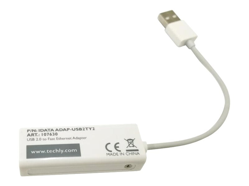 TECHLY USB 2.0 Konverter auf RJ45 Fast Ethernet 10/100 - Detailansicht