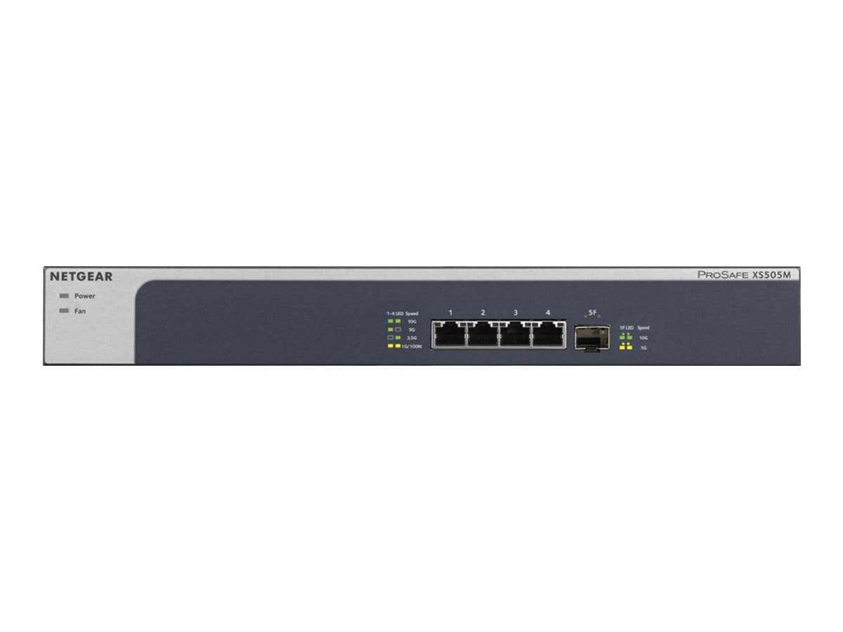 NETGEAR 10GB Switch XS505M-100EUS Vorderansicht