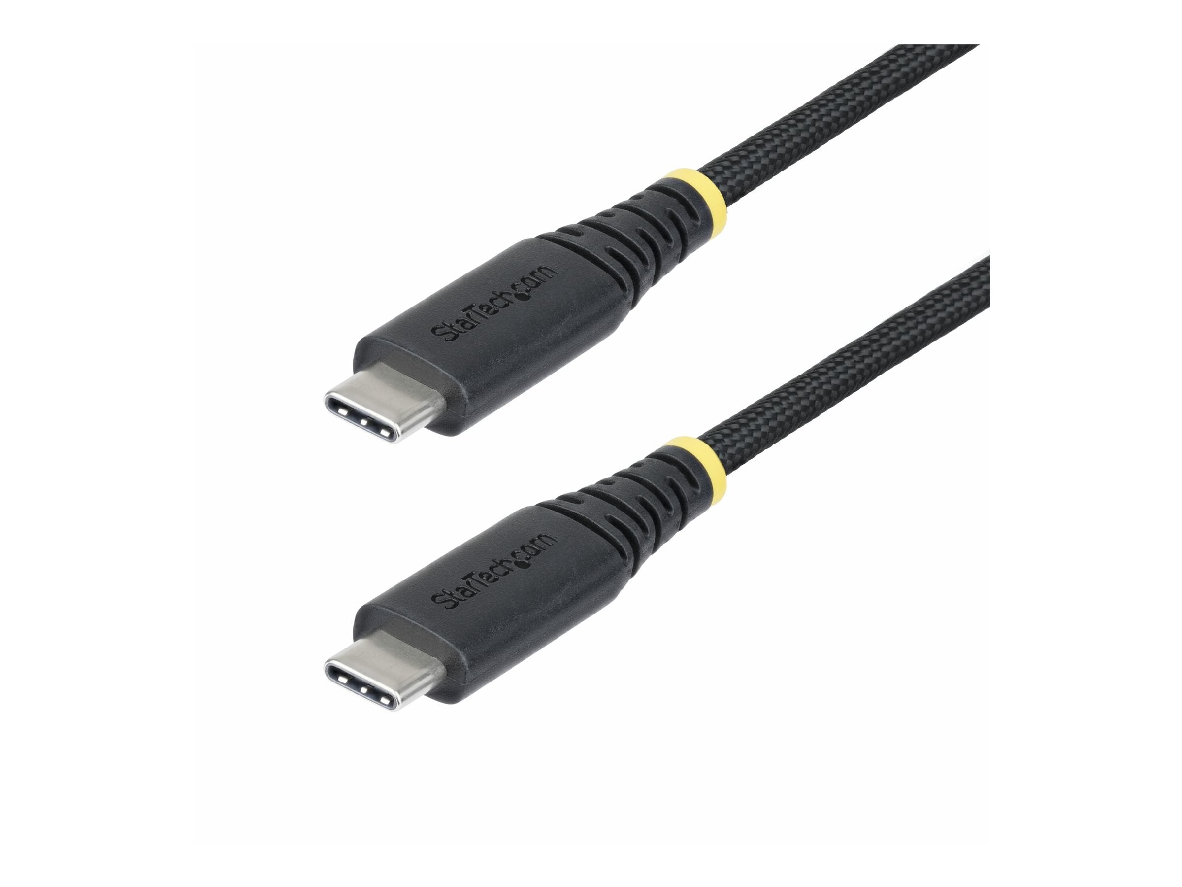 STARTECH.COM 2m USB-C-Ladekabel 240W 5A PD EPR Schnellladekabel Laptop-Ladekabel Nylon Geflochten USB-IF zertifiziert