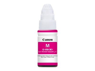 CANON INK GI-490 magenta Tinte Flasche Vorderansicht