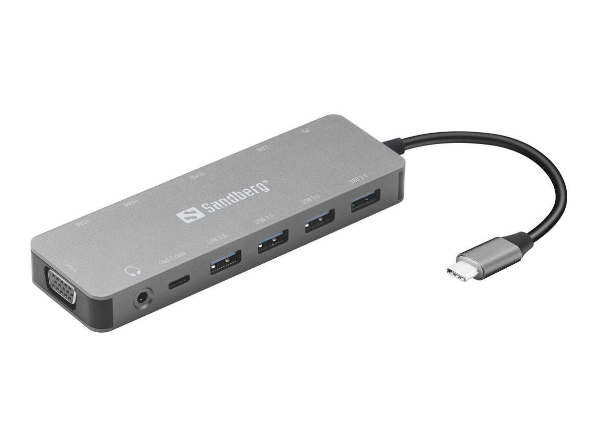 SANDBERG USB-C 13-in-1 Travel Dock Verpackung