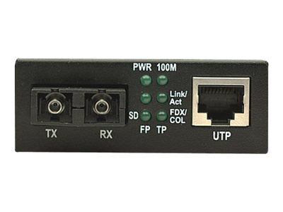 INTELLINET Fast Ethernet Medienkonverter Vorderansicht